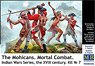 インディアン戦争4体・モヒカン族とイギリス兵の死闘・18世紀No.7 (プラモデル)