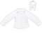 PNM Fashionable Ribbon Blouse IV (White) (Fashion Doll)