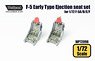 F-5 Early Type Ejection seat set (for 1/72 F-5A/B/E/F) (Plastic model)