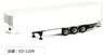 WHITE LINE REEFER TRAILER THERMOKING - 3 AXLE (ミニカー)