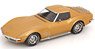 Chevrolet Corvette C3 1972 w/Roof, Side Pipe Gold Metallic (Diecast Car)