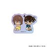Detective Conan Sticker Conan Edogawa & Ai Haibara (Anime Toy)