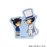 Detective Conan Sticker Conan Edogawa & Kid the Phantom Thief (Anime Toy)