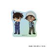 Detective Conan Sticker Shinichi Kudo & Heiji Hattori (Anime Toy)