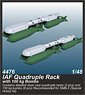 IAF Quadruple Rack with 100 kg bomb (Set of 2) (Plastic model)