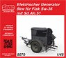 8kw Generator for 60 cm Flak Scheinwerfer (Flak Sw-36) mit Sd.Ah.51 / Svetlomet 60N s vlekem (Plastic model)