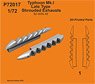Typhoon Mk.I Late type Shrouded Exhausts (for Airfix) (Plastic model)