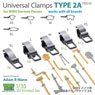 Universal Clamps Type 2A for WWII German Panzer (all brands) (Plastic model)