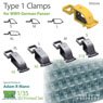 Type 1 Clamps for WWII German Panzer (Plastic model)