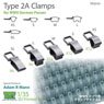 Type 2A Clamps for WWII German Panzer (Plastic model)