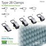 Type 2B Clamps for WWII German Panzer (Plastic model)