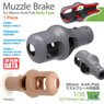 Muzzle Brake for 88mm KwK/Pak Early Type (1 Pieces) (Plastic model)