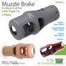 Muzzle Brake for 88mm KwK/Pak Late Type 1a (1 Pieces) (Plastic model)