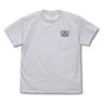 Sasaki and Peeps Peeps Pocket T-Shirt White XL (Anime Toy)