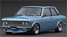 Datsun Bluebird (510) Light Blue Metallic (Diecast Car)