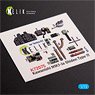 N1K1-JA SHIDEN TYPE 11 INTERIOR 3D DECALS FOR TAMIYA KIT (Plastic model)