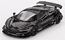 McLaren 720S LB Works Black (LHD) [Clamshell Package] (Diecast Car)
