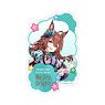 Uma Musume Pretty Derby Die-cut Sticker Mejiro Bright Party Dash (Anime Toy)