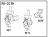 1/80(HO) Jumper Plug Set 1 for J.N.R (Series 103 1) (Model Train)