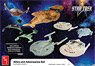 Star Trek Mini Scale Space Ship (Set of 8) (Plastic model)