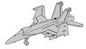 US Navy F/A-18E Super Hornet (Plastic model)