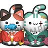 Mega Cat Project One Piece `Nyanpiece Nya-n!` Tsumameru Nyanpiece Nya-n! (Set of 5) (Anime Toy)