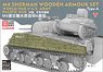 M4 Sherman wooden armour Type A world war II U.S. Army Pacific war (Plastic model)