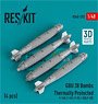 GBU 38 Bomb Thermally Protected (4 Pieces) (Plastic model)
