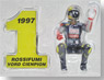 フィギュア V,ロッシ 1ST ワールドチャンピオン獲得 GP 125 1997 (ミニカー)