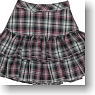 AngelicSigh Check Frill Mini Skirt (Pink Check) (Fashion Doll)