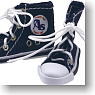 AngelicSigh Basket Shoes (Hi) (Navy) (Fashion Doll)
