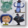 Coraline PVC Set A (Coraline , The Cat , Mr. Bobinsky , Ghost)