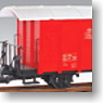 G Gauge Goods Van (Red) (for Big Scale RC) (Model Train)