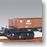 Gゲージ 無蓋貨車 (ブラウン・2両セット) (ビッグスケールラジコン用) (鉄道模型)