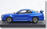 ニッサン スカイライン GT-R R34 VスペックII (ブルー) (ミニカー)