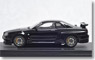 ニッサン スカイライン GT-R R34 VスペックII (ブラック) (ミニカー)