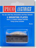 5 Mouting Plate (for PL-10 Series Turnout Motors) (Model Train)