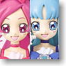 Heart Catch Pretty Cure ! DX Girls Figure Cure Blossom & Cure Marine 2 Pieces (Arcade Prize)