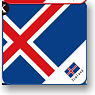 世界の国旗 ハンドミニタオルK(アイスランド) (キャラクターグッズ)