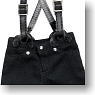 21cm Suspenders Short Pants (Black Belt) (Fashion Doll)