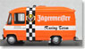 メルセデス・ベンツ L408 ボックスバン ハイルーフ イェーガーマイスター・レーシングチーム (オレンジ) (ミニカー)