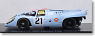 マックイーンシリーズ第3弾 `栄光のルマン` チェッカーフラッグ仕様 ポルシェ 917K #21 (ミニカー)