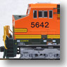 GE AC4400CW BNSF HeritageII #5642 (Orange/Dark Green/Yellow Logo) (Model Train)