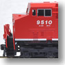 GE AC4400CW CP 2 Flags #9510 (Rad/Flag of Canada/Stars and Stripes) (Model Train)