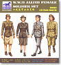W.W.II Allied Female Soldier Set (Plastic model)