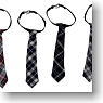 PN School Necktie Check Set (4 Colors Set) (Fashion Doll)