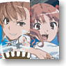 To Aru Kagaku no Railgun Folding Fan Mikoto & Kuroko (Anime Toy)