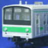 1/80(HO) J.N.R. Commuter Train Series 205 (Large Size Window of Door) KUHA204/KUHA205 (2-Car Unassembled Kit) (Model Train)