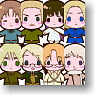 Rubber Strap Collection Hetalia 8 pieces (Anime Toy)