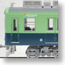 Keihan Series2400 First Edition Old Paint with Diamond Shape Pantograph (New Logo Mark) Seven Car Formation Set (w/Motor) (7-Car Set) (Pre-colored Completed) (Model Train)